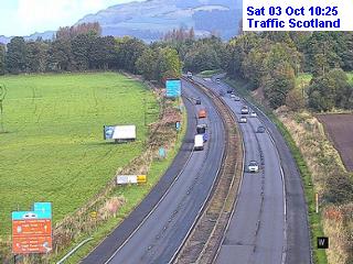 Click for full screen live camera. M74 Allanton