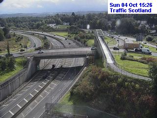 Click for full screen live camera. M74 Bothwell Services