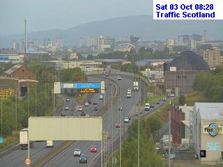 Click for full screen live camera. M74 Caledonia Road
