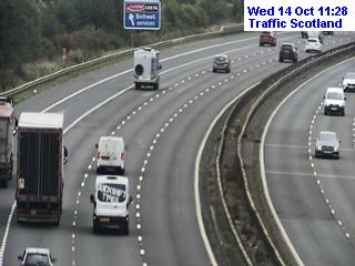 Click for full screen live camera. M74 Daldowie