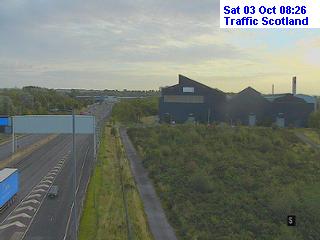 Click for full screen live camera. M74 Glasgow Road