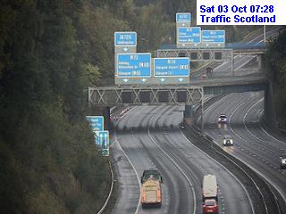Click for full screen live camera. M74 Haughhead