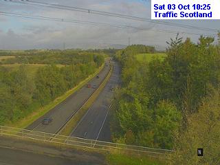 Click for full screen live camera. M74 Tannochside