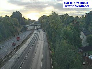 Click for full screen live camera. M8 Arkleston Road