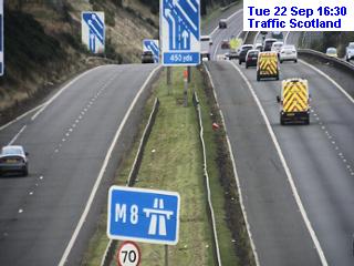 Click for full screen live camera. M8 Chapelhall (E)