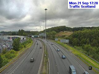 Click for full screen live camera. M8 Easterhouse (W)