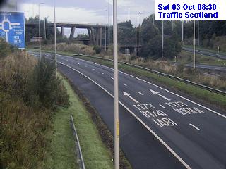 Click for full screen live camera. M8 M8 Baillieston