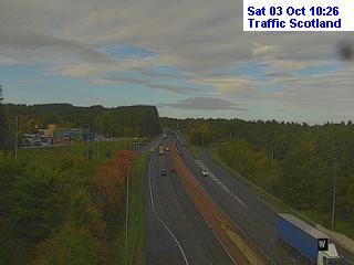 Click for full screen live camera. M8 Whitburn (E)