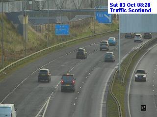 Click for full screen live camera. M80 Royston Road