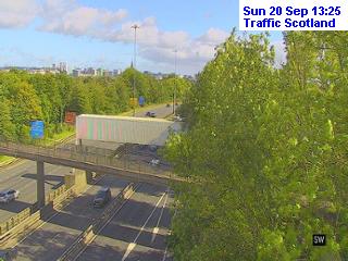 Click for full screen live camera. M90 Queensferry Crossing North