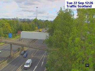 Click for full screen live camera. M90 Queensferry Crossing South