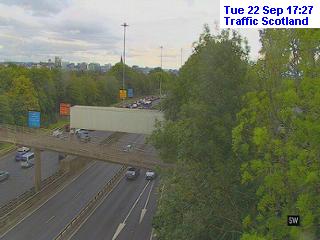 Click for full screen live camera. M90 Queensferry Crossing South