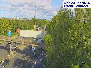 Click for full screen live camera. M90 Queensferry Crossing South